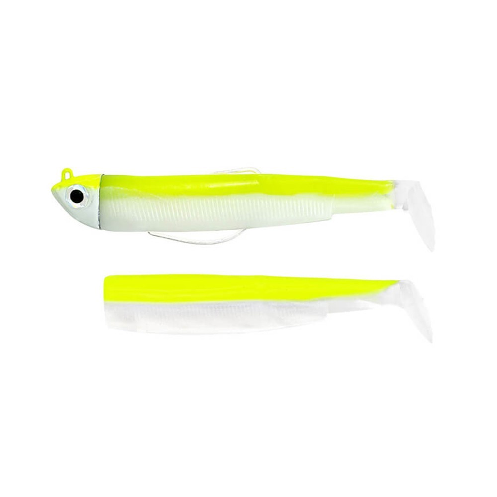 Fiiish Black Minnow - Combo Offshore - 10g - Fluo Yellow - 9cm
