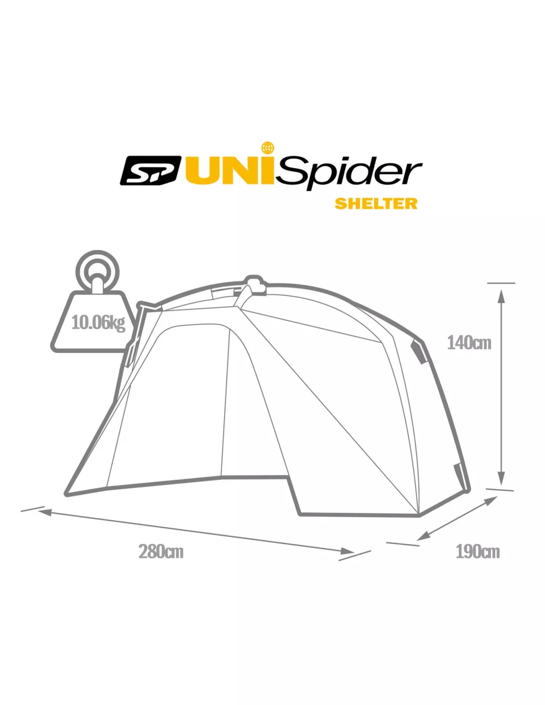 Solar Sp Uni Spider Bivvy System (Includes Zip-In Groundsheet & Infil Panel)