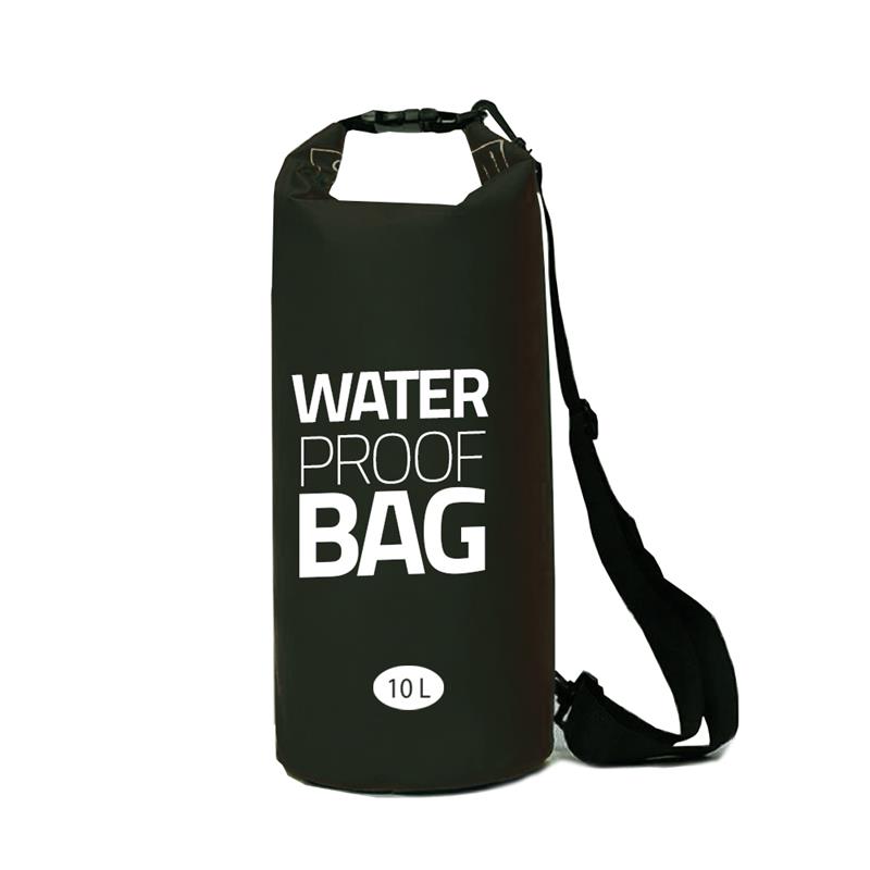Eurocatch Dry Bag | Duffel Bag | Wasserdichte Tassche | Schwarz| 10 liter