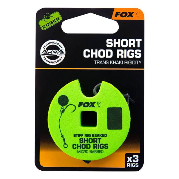 Fox Edges Arma Point Beaked Chod Rig | Shorts | 30 Pfund | Größe 4
