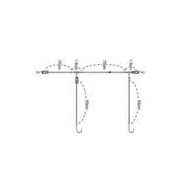 Yuki Atlantic Rig Two | 0,28 mm | Hakengröße 4 | Unterstreichen