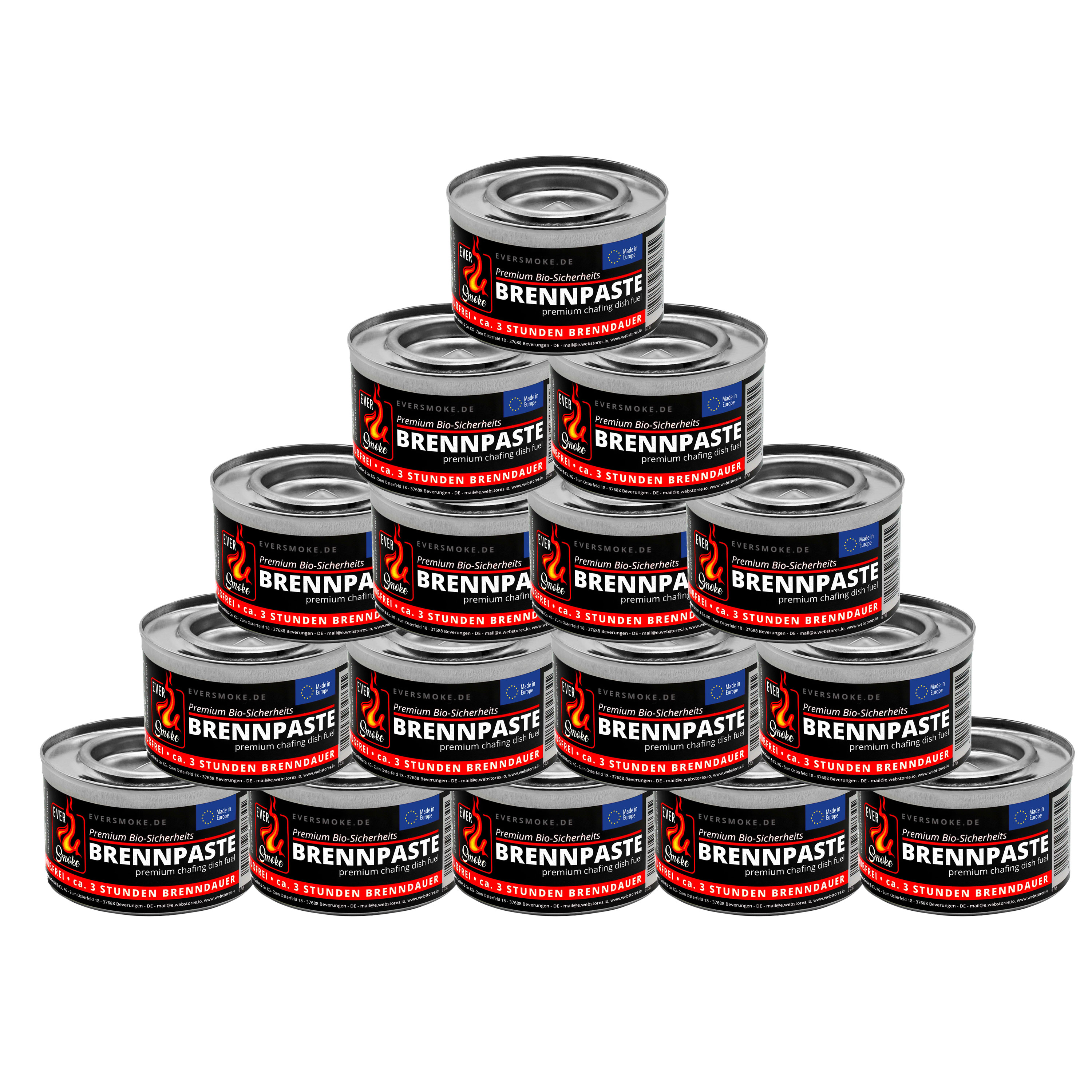 Eurocatch brandpasta – 3 uur warmte, geurloos en roetvrij 16 stuks