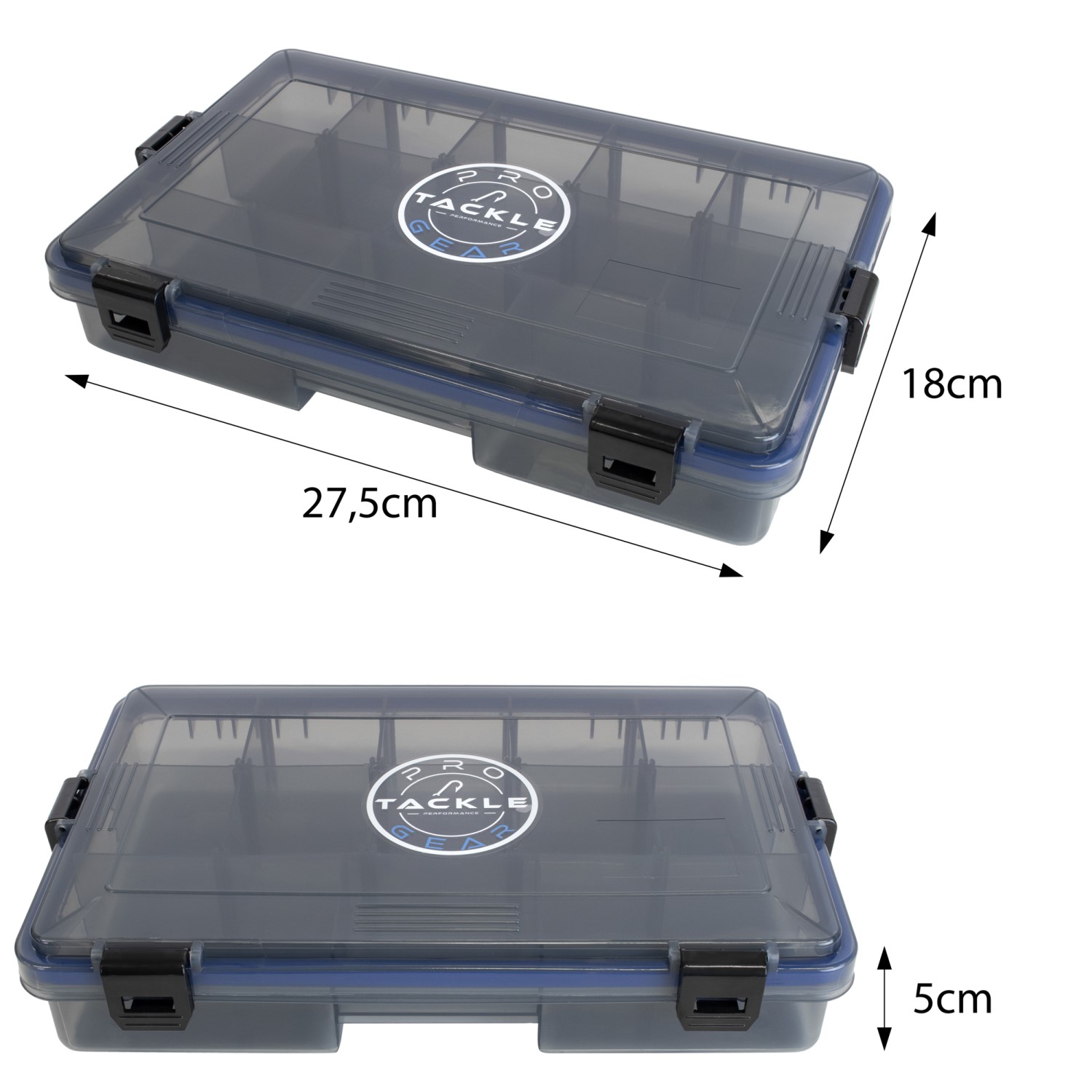 Pro Tackle - Lure Box Shallow - Waterdicht - 27,5x18x5cm