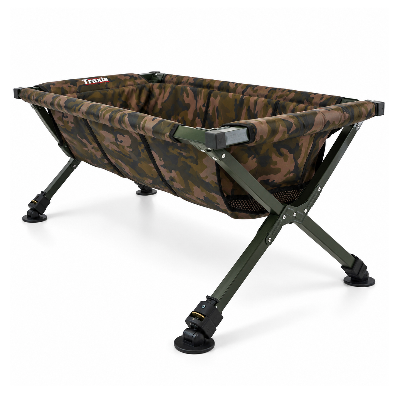 Traxis Camouflage - Cradle XXL - Onthaakmat - Opvouwbaar - Verstelbare poten