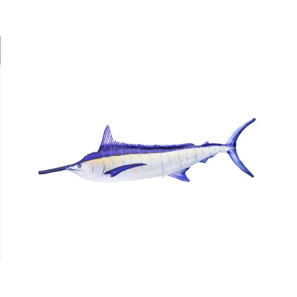 Gaby The Blue Marlin Kussen - 118cm lang - Cadeau Tip 
