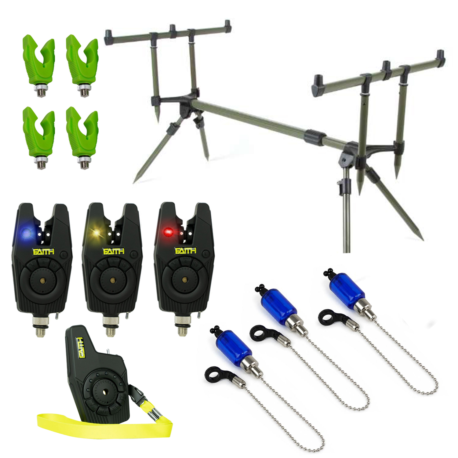 X2 Rodpod - Set - Deluxe - Transformer Rodpod - Incl 3 Beetmelders - 3 Hangers 