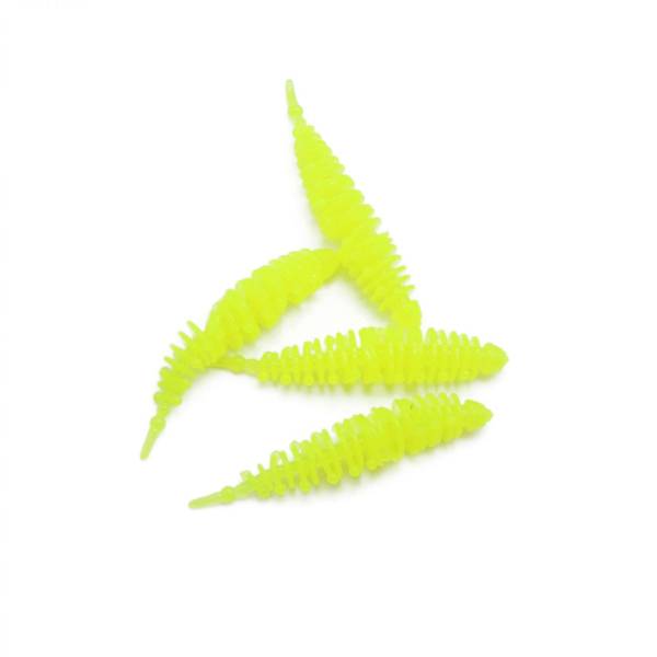 Troutlook Shaky Worms 6,0 cm | Neon-Chartreuse