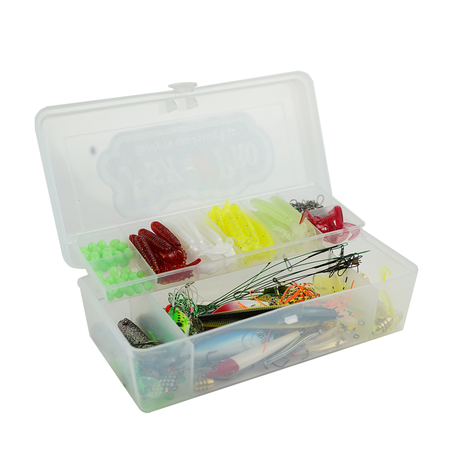 FishXpro Predator Fishingset 215 -parts ( incl. Tacklebox ) - Roofvis Set 