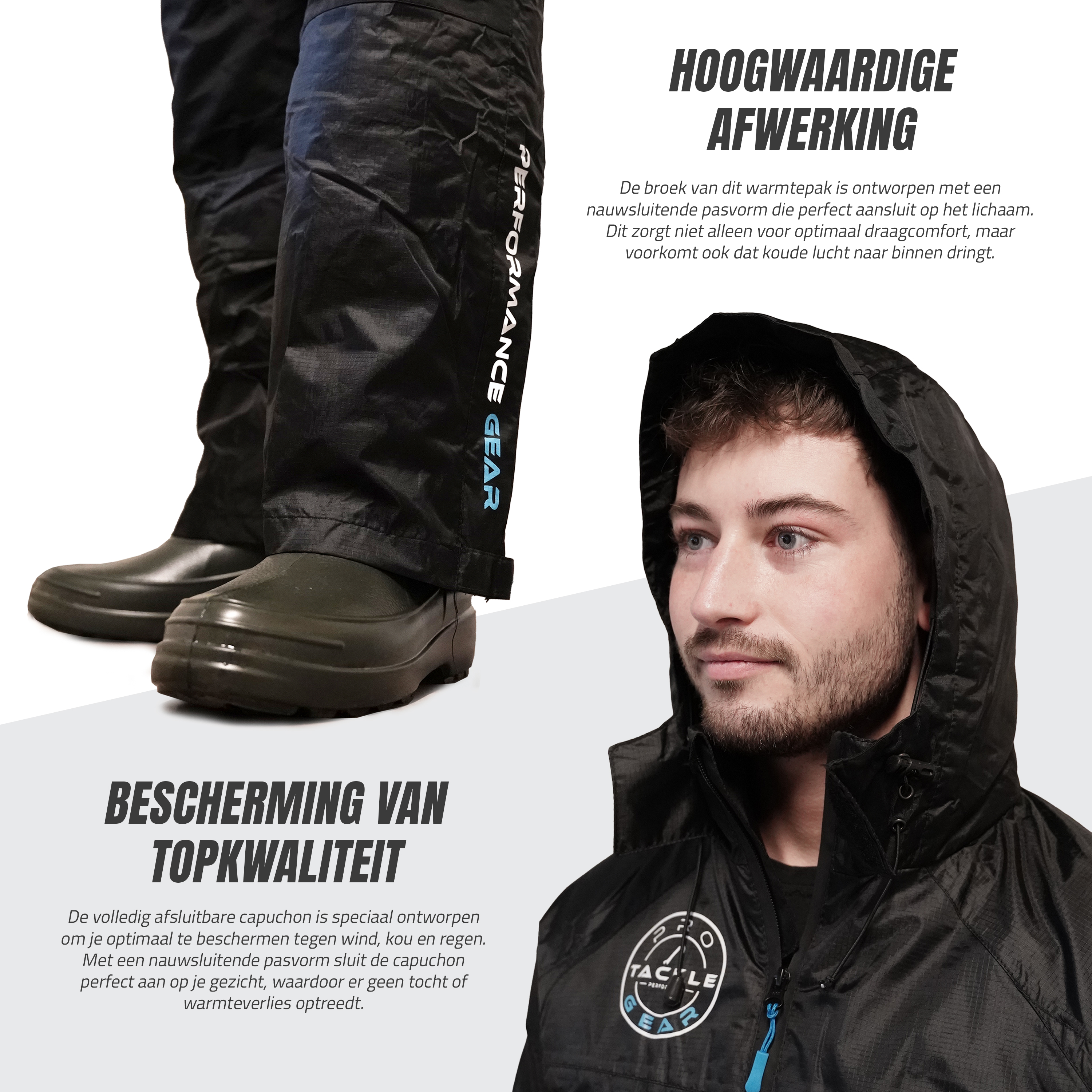 Pro Tackle Performance Warmte pak - Waterdicht - 2 delig - Maat M