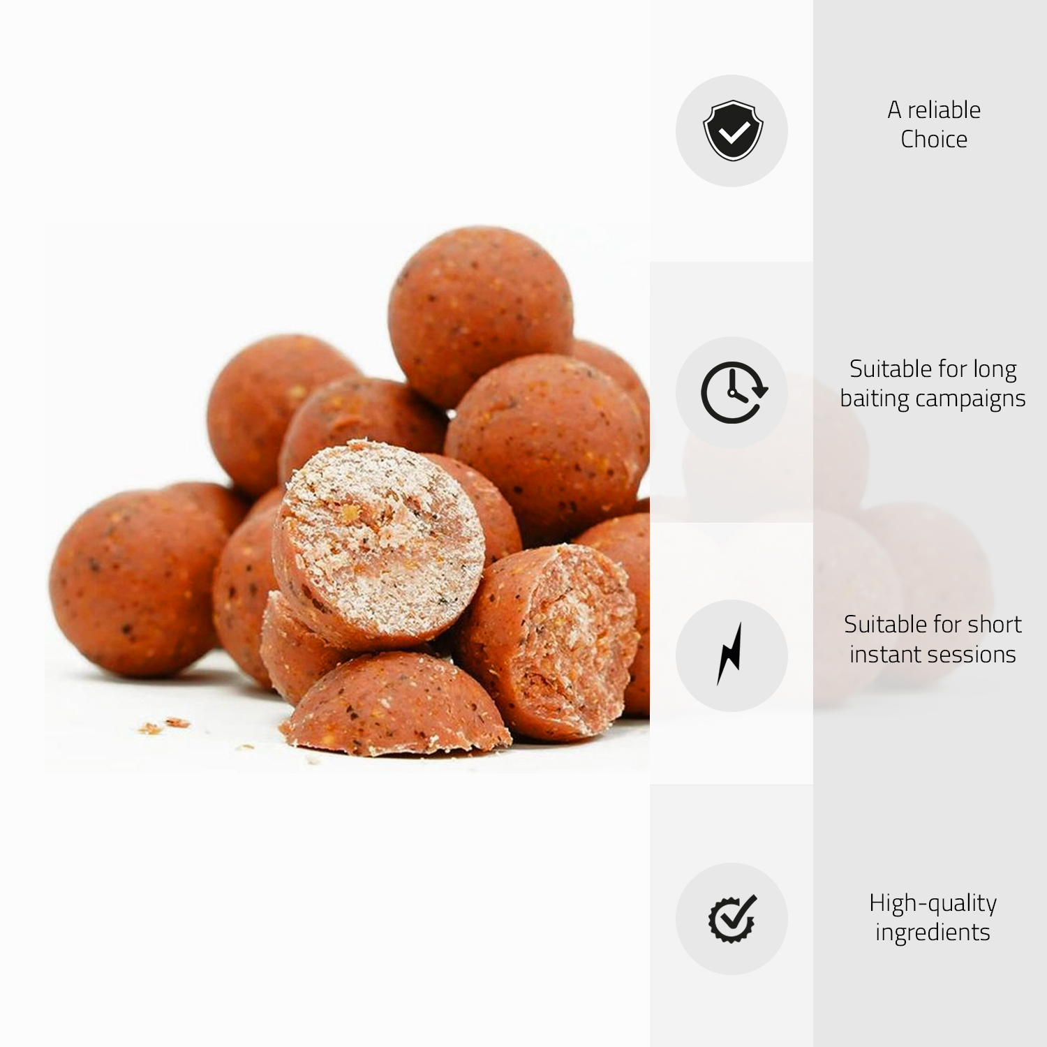 Tasty Baits Mulberry 10 Kg | Braam Birdfeed | BOILIE | 20MM | met vogelzaad