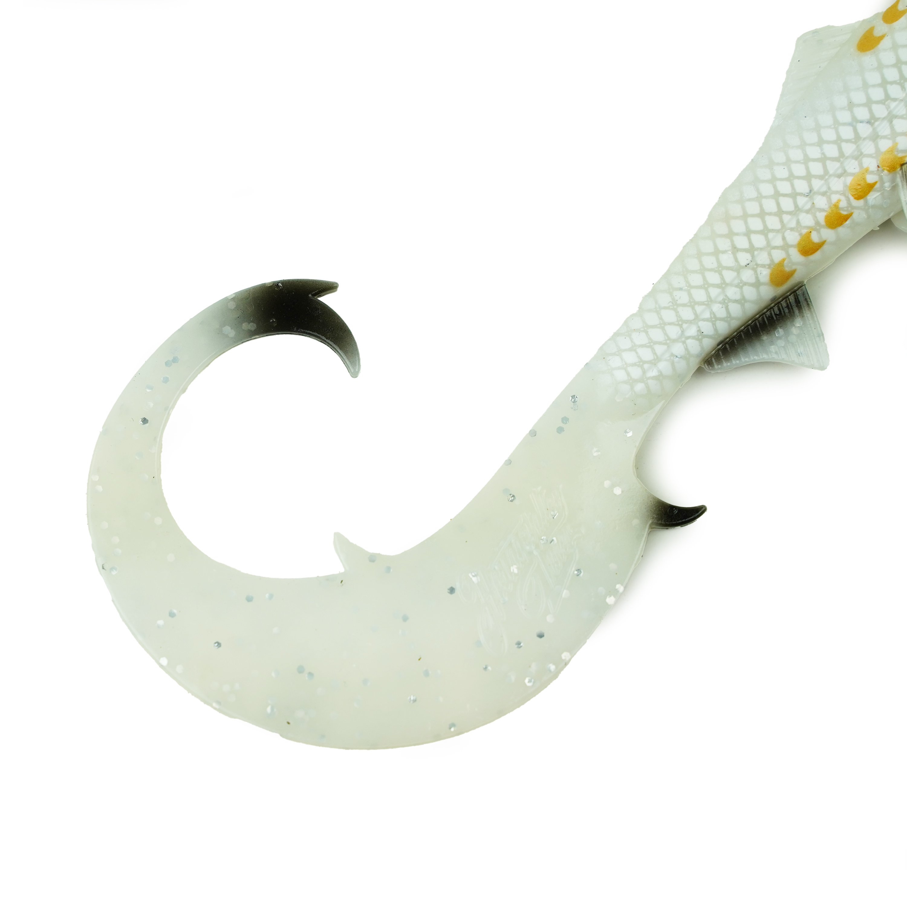Hostagevalley Curlytail - White Pearl - 24cm