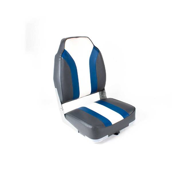 X2 Highback Rainbow Boat Seat | Grijs / Blauw / Wit | Bootstoel