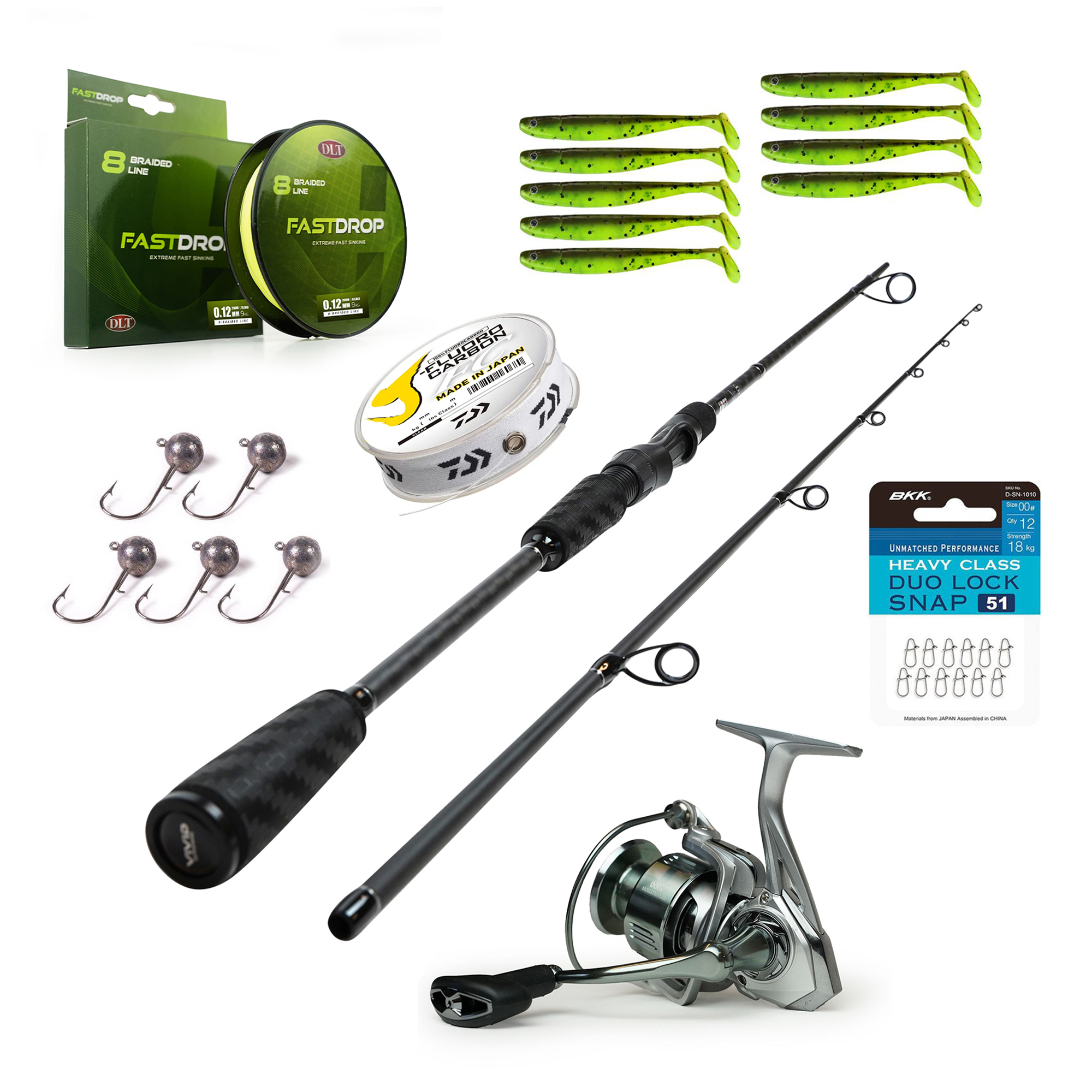 DLT Snoekbaars Jigging Set – Samengesteld door Camiel uit winkelfiliaal Lelystad