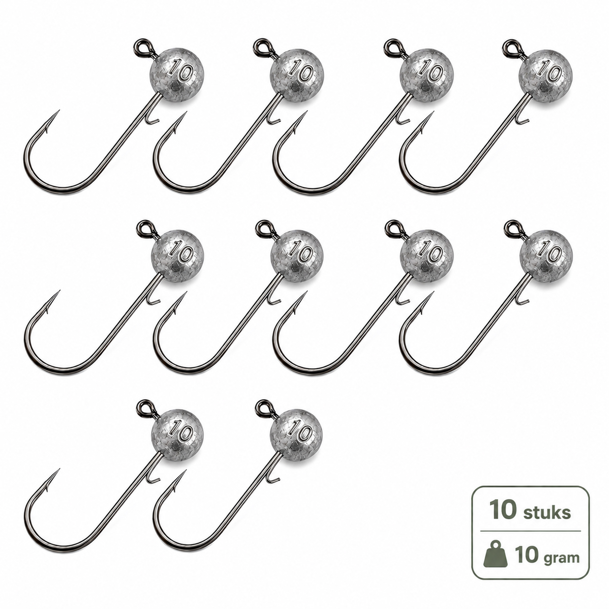 Fish-Xpro Jighead assortment - 50pcs incl Tacklebox - 5,7,10,14 & 18g