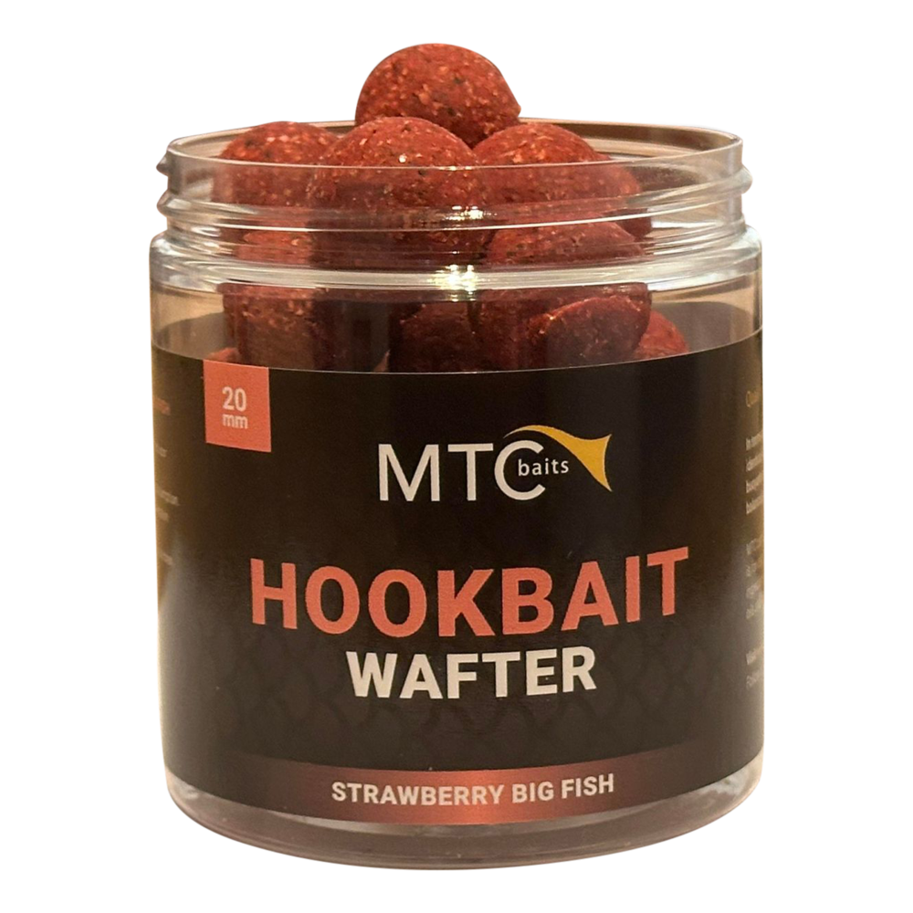 MTC Hookbait Wafter - Strawberry Big Fish - 20mm