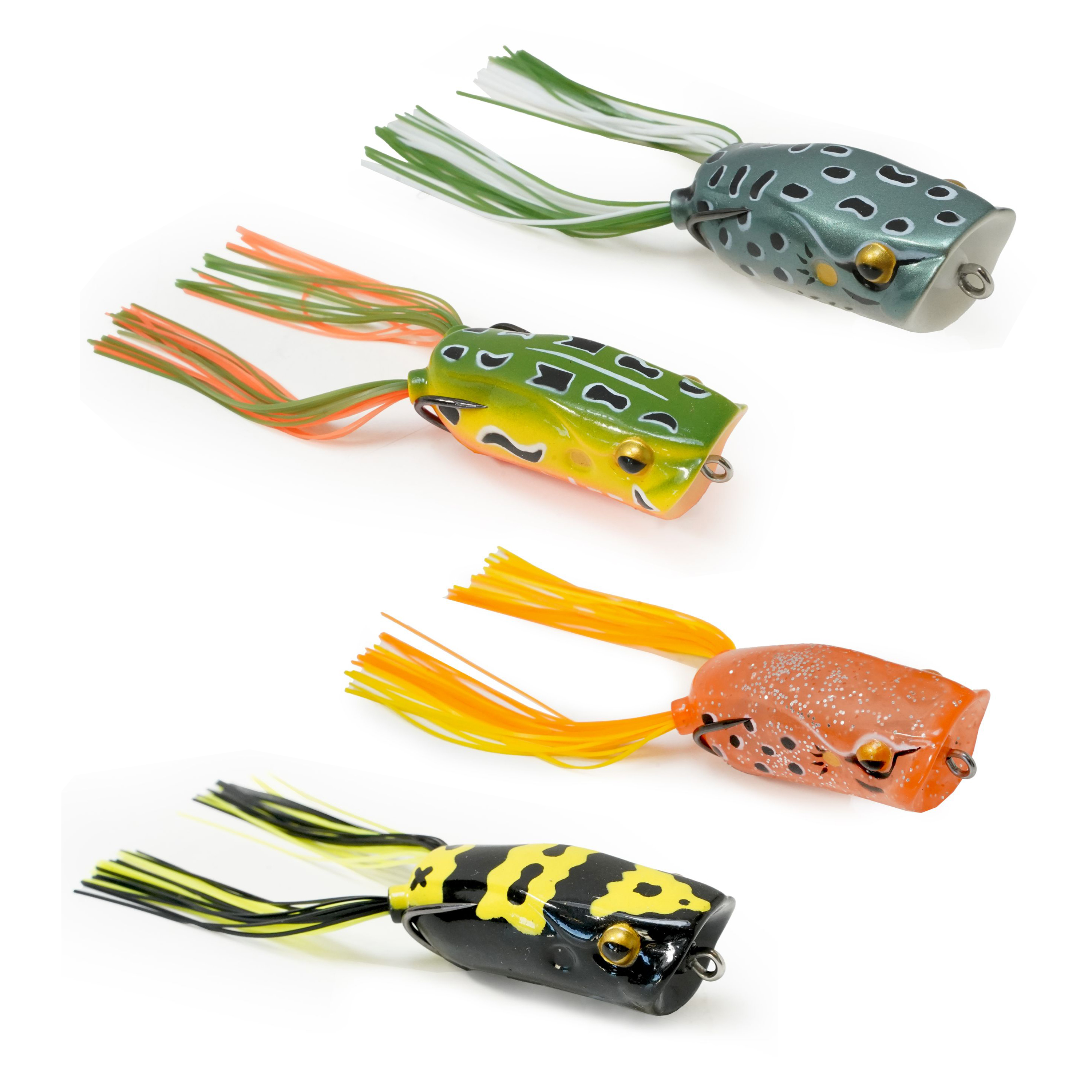DLT Popper Frog Set - Oppervlakte Snoekset - 6cm