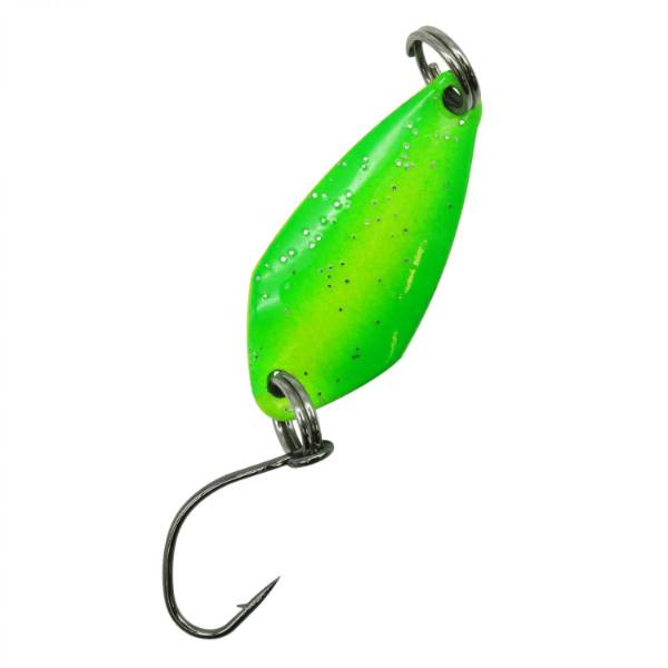 Troutlook Forellepel | 3.4g | yellow/green/chrom/glitter