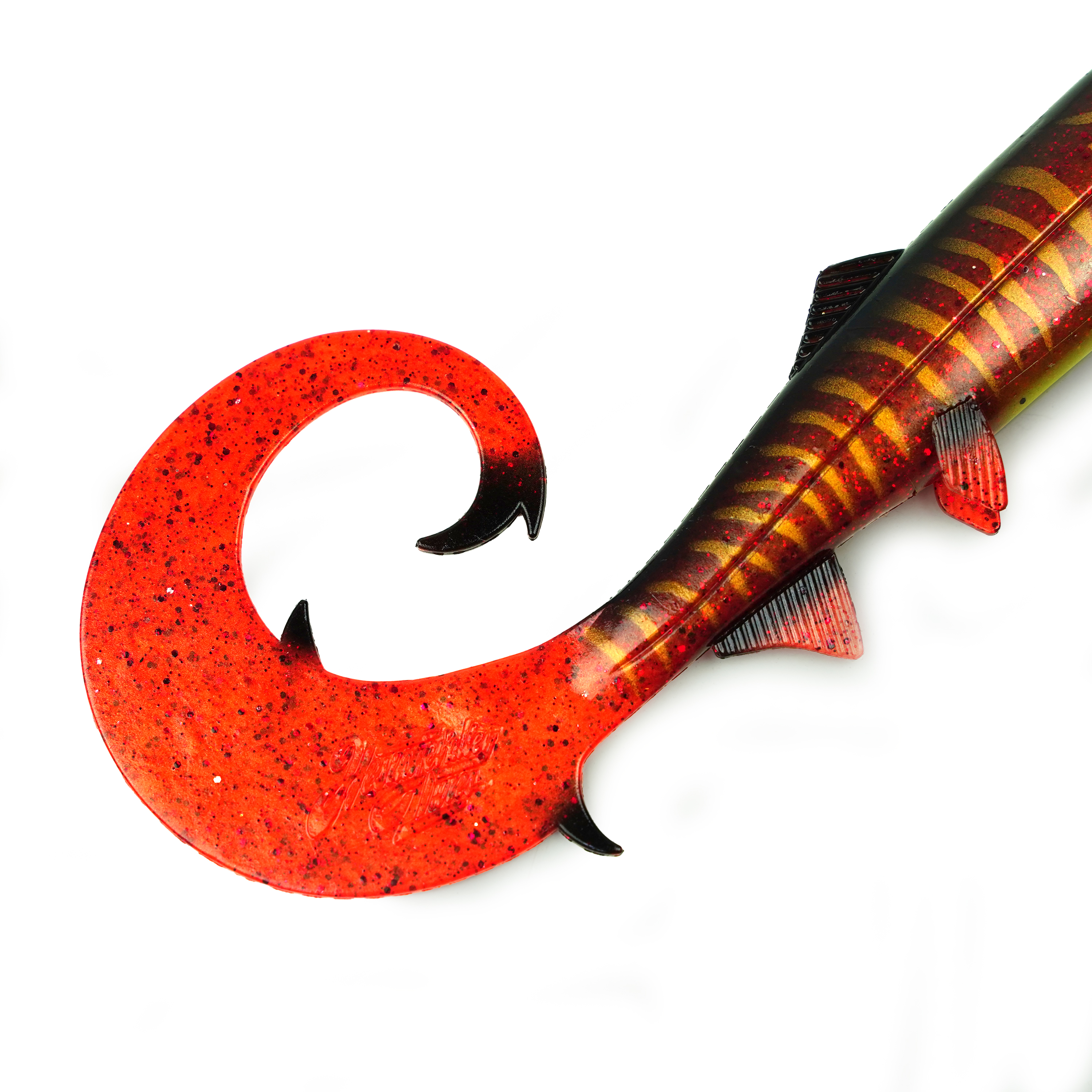 Hostagevalley Curlytail - Red Pike - 24cm