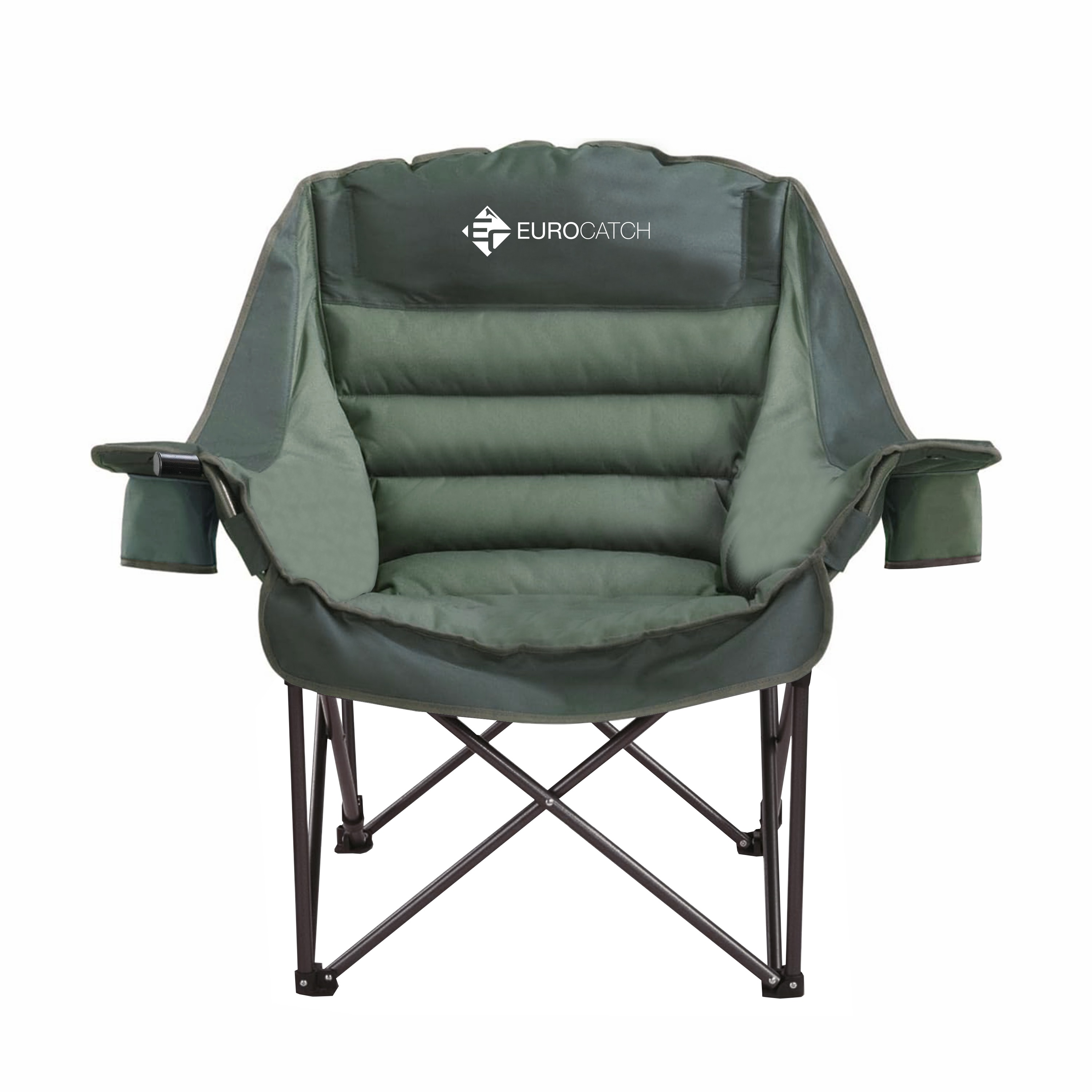 Eurocatch Comfy Club Chair XXL - Opvouwbaar met 2 Bekerhouders 