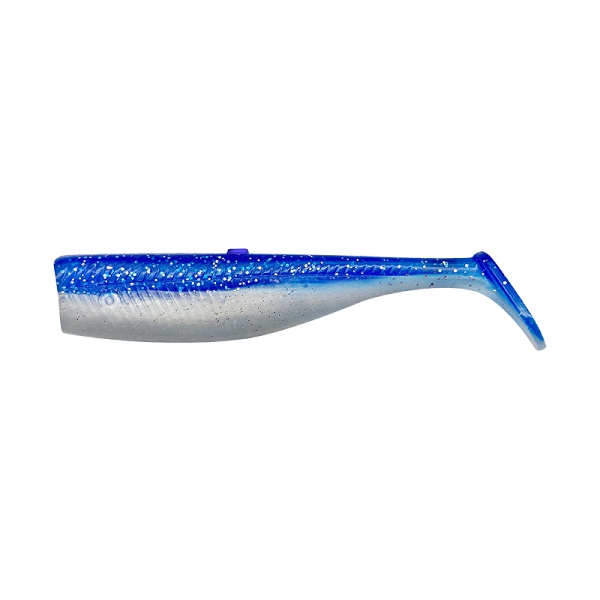 Savage Gear Minnow Tail | Blue Pearl Silver | 8cm | 6g | 5 tuks | Shad