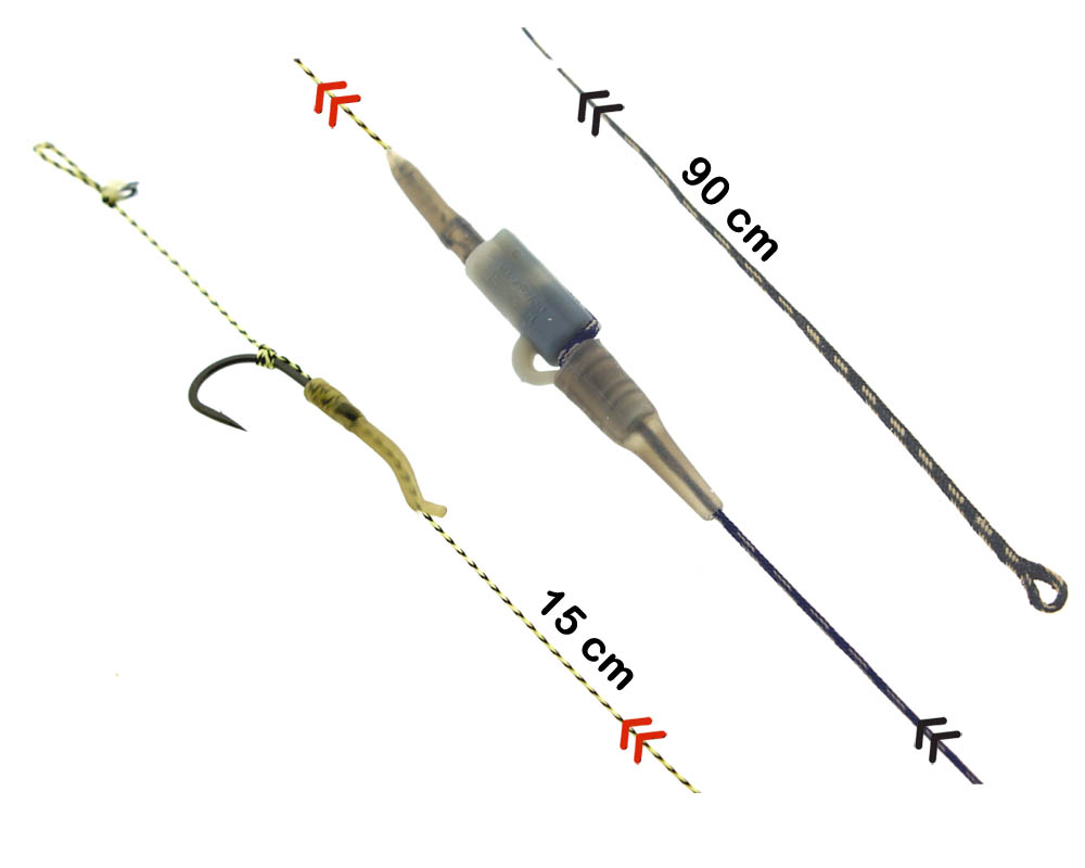 PB Products R2G Clip SR Leader 90/ Line Aligner Rig Size 6 2st. - Weed