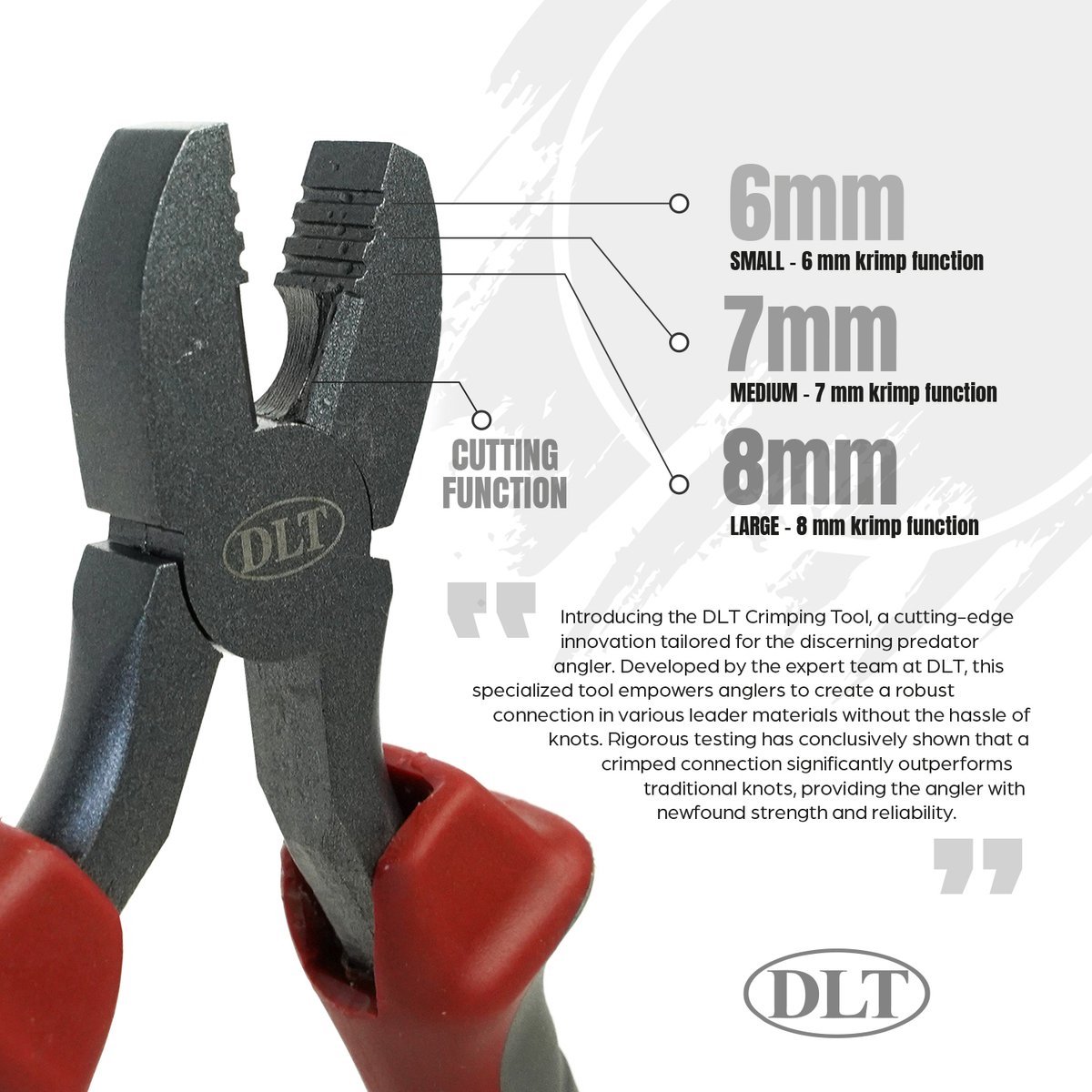 DLT Onthaaktangset 3-delig - Long Nose Plier - Heavy Duty Straight Nose Plier - Crimping Plier Incl. Sleeves - Carbon Staal - 30cm