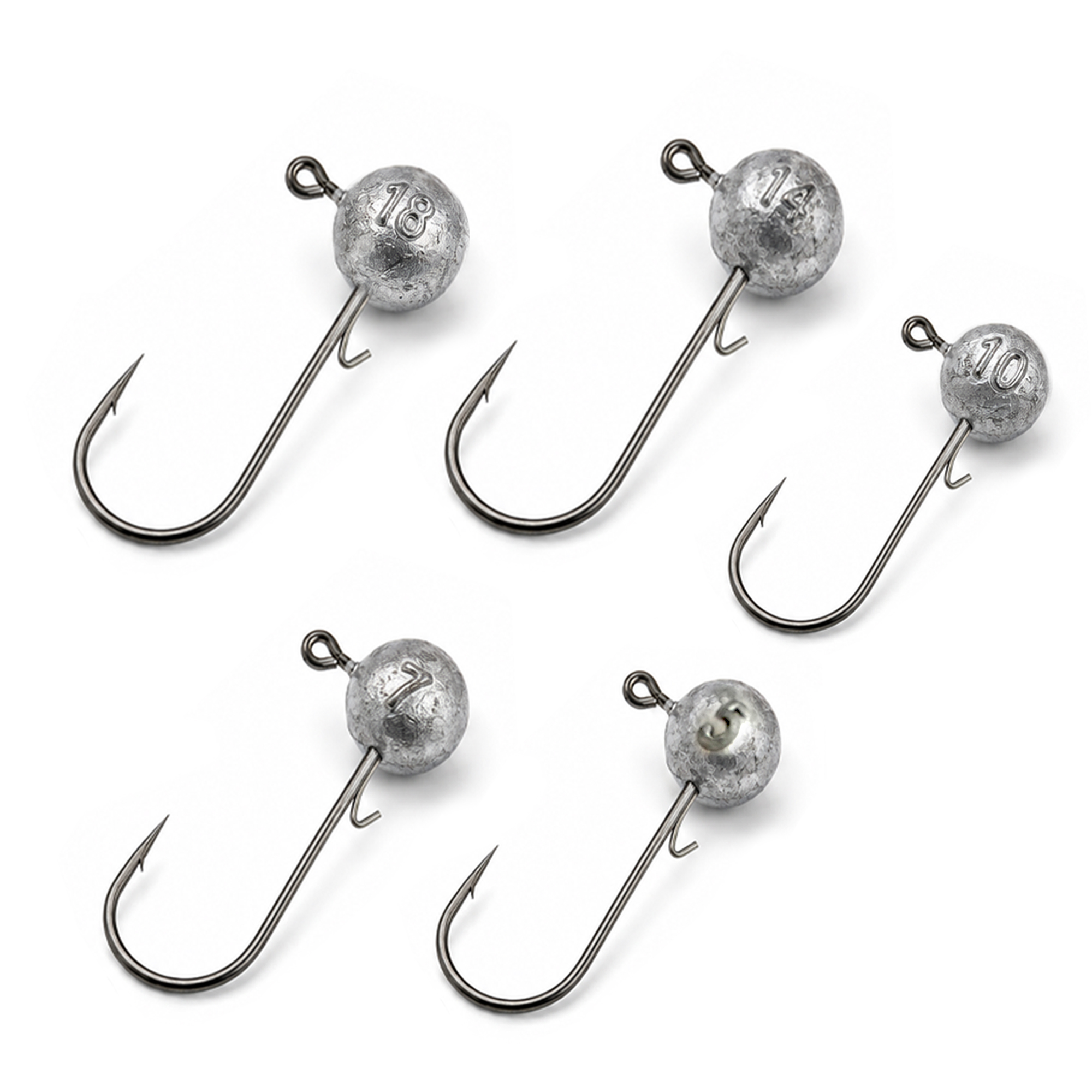 Fish-Xpro Jighead assortment - 50pcs incl Tacklebox - 5,7,10,14 & 18g