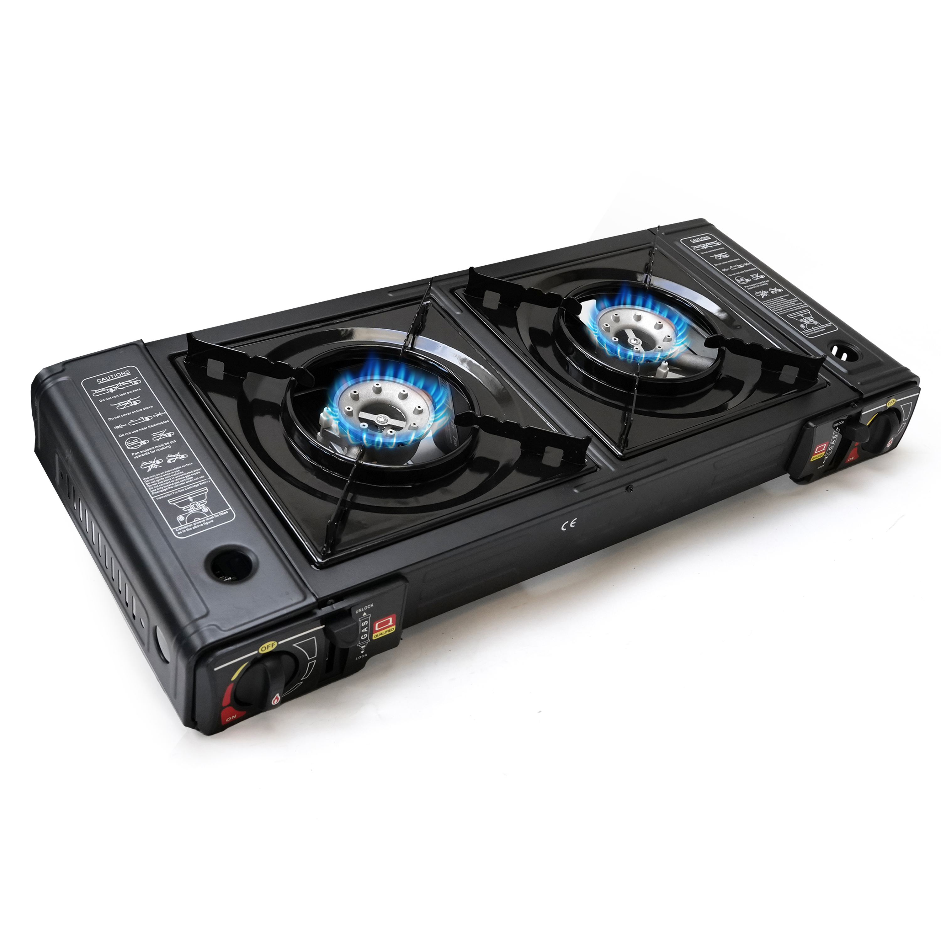 Eurocatch Dual Gas Stove  2 pits Kooktoestel op gas  | Standaard | RAVAV8170