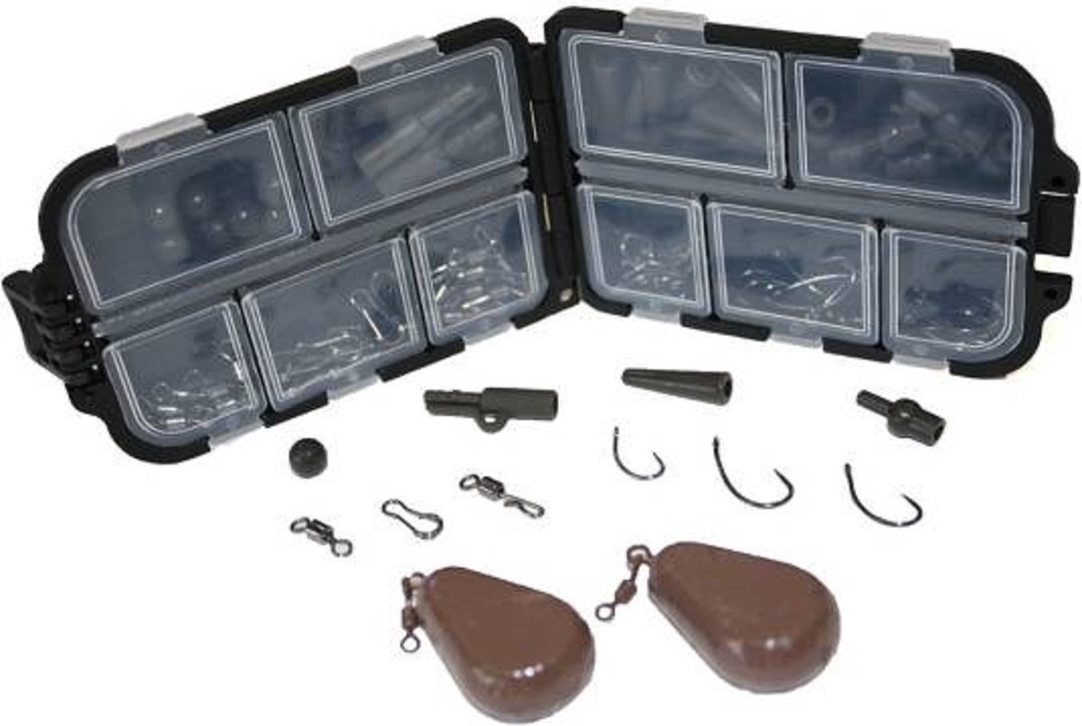 Traxis Karperset - Overnighter Set - Karpervissen - Vistent - 2 Hengels - 2 Molens - Stretcher - Schepnet - Onthaakmat - Rodpod -Beetmelders