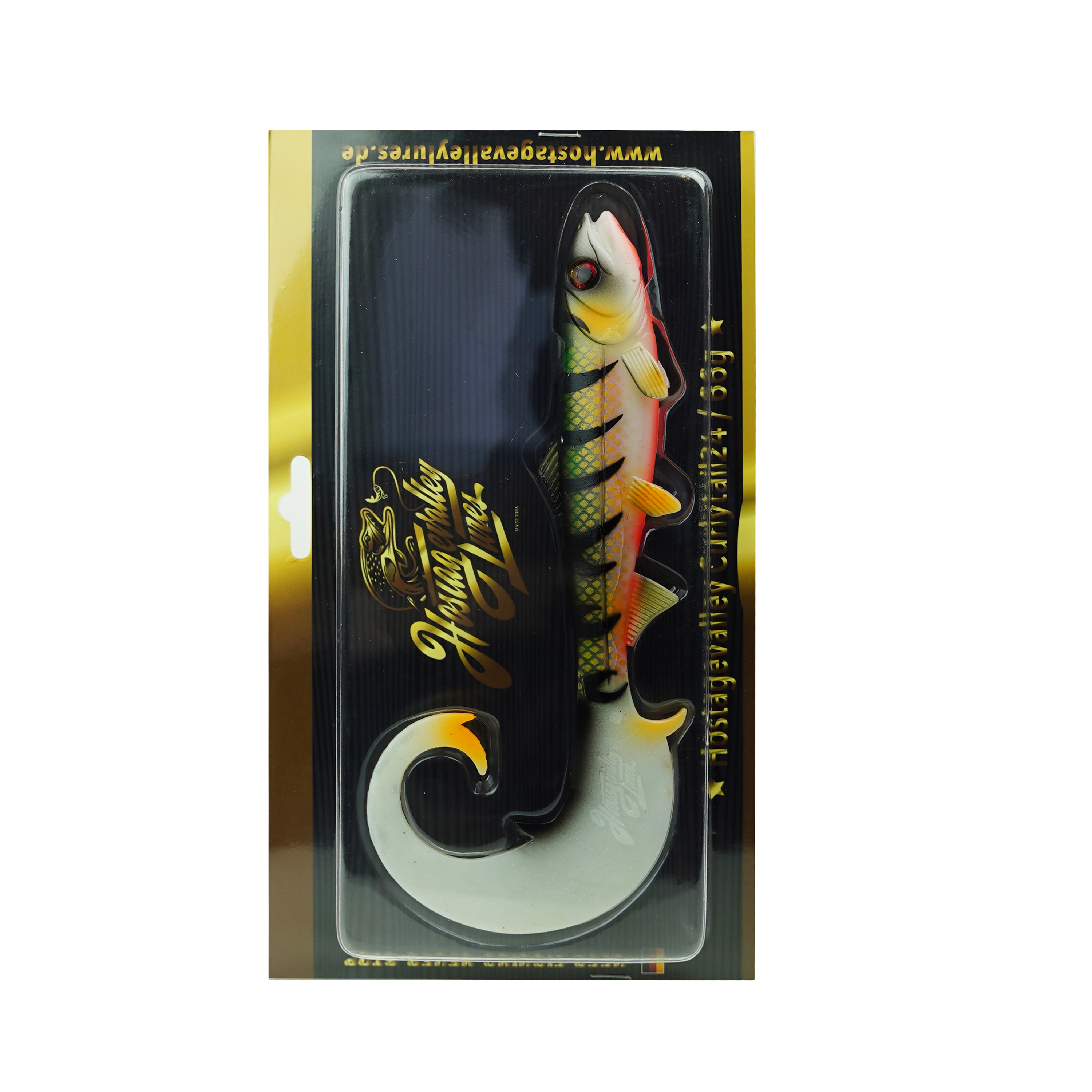 Hostagevalley Curlytail - Purpur Perch - 24cm