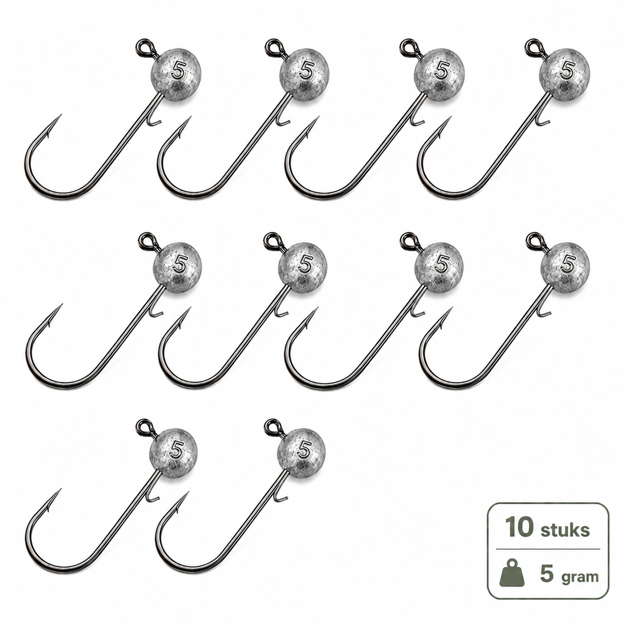 Fish-Xpro Jighead assortment - 50pcs incl Tacklebox - 5,7,10,14 & 18g
