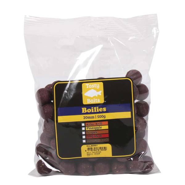 Tasty Baits Daypack Mulberry Magic | Boilie | 20mm | 500g