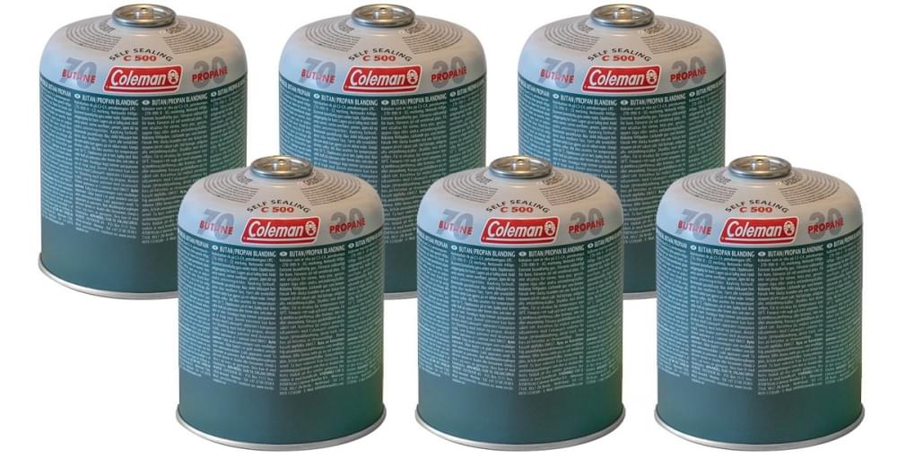 Coleman Cartridge C500 Value 6-Pack - Gasbusjes - Gascartouches