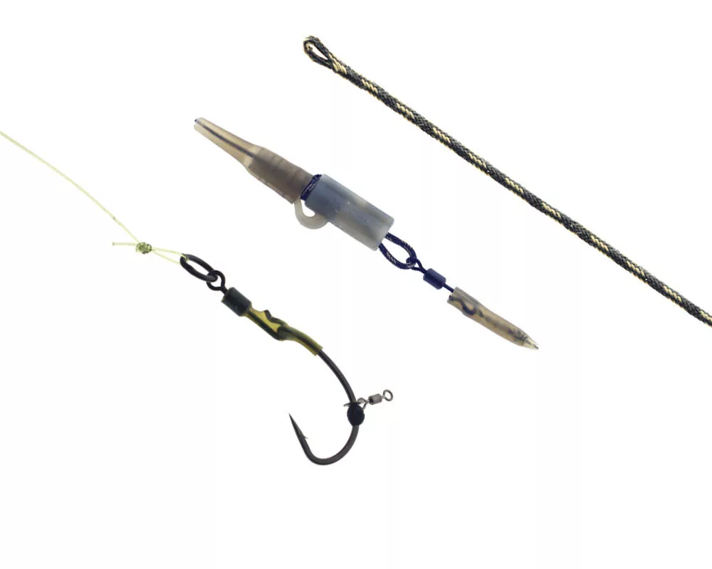 PB Products R2G Clip SR Leader/Ronnie Rig Stiff - Size 4 - 2st. - Weed