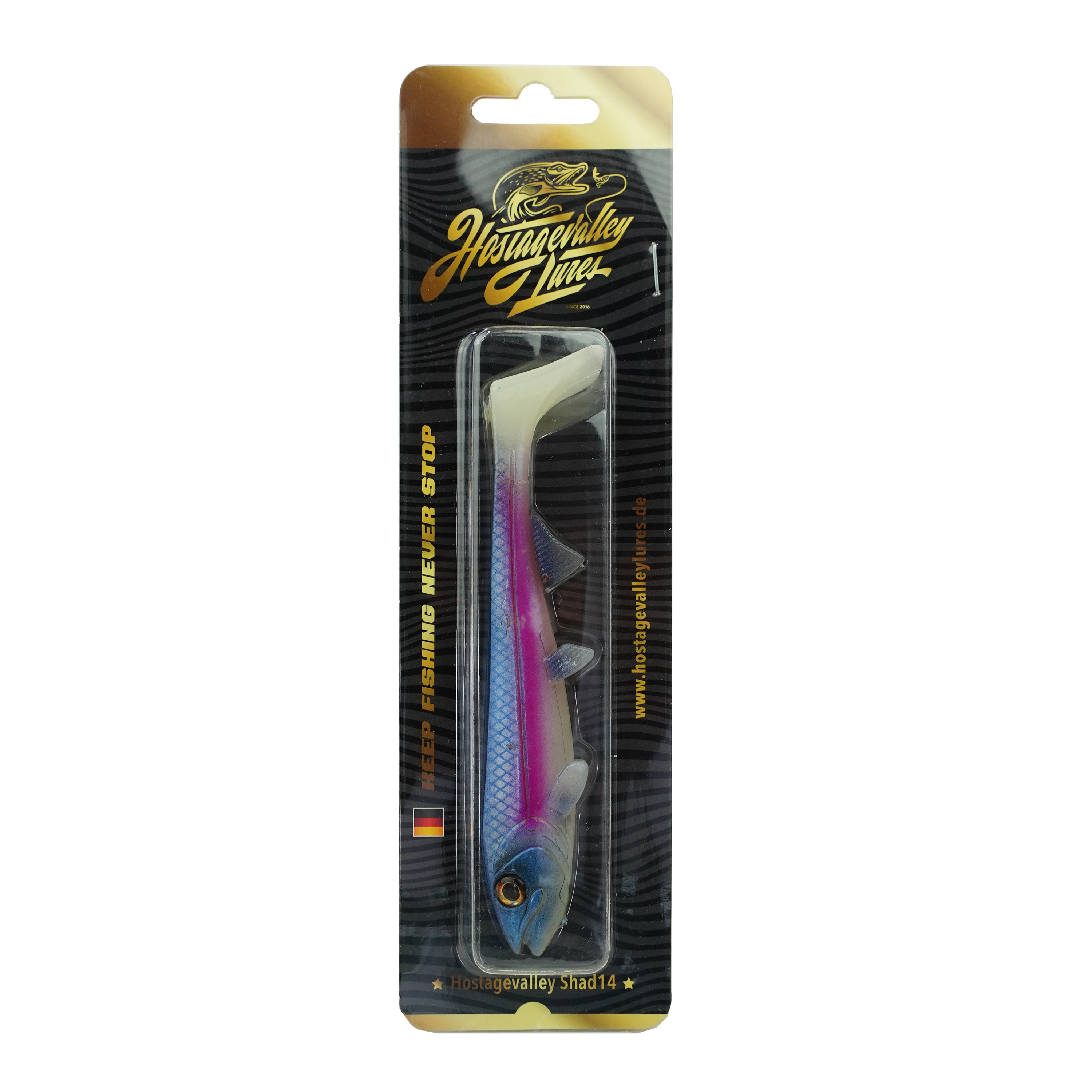 Hostagevalley Shad - Magenta Shine - 18cm