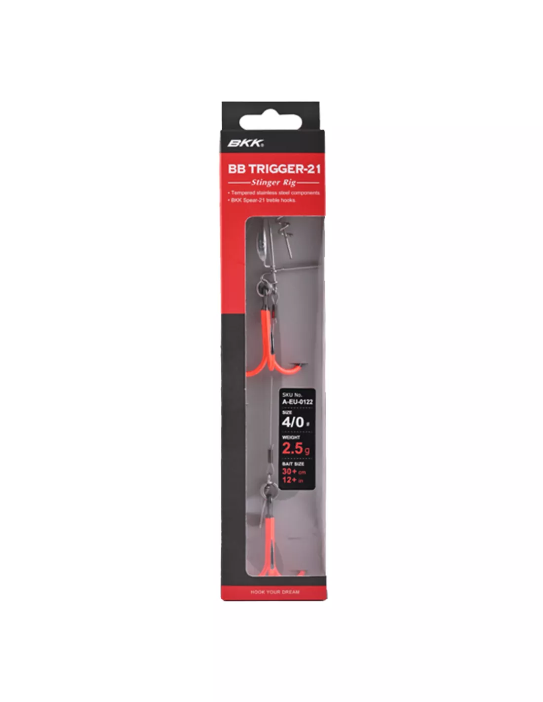 BKK BB Trigger-21 UVO (Stinger rig) - Size 1/0#
