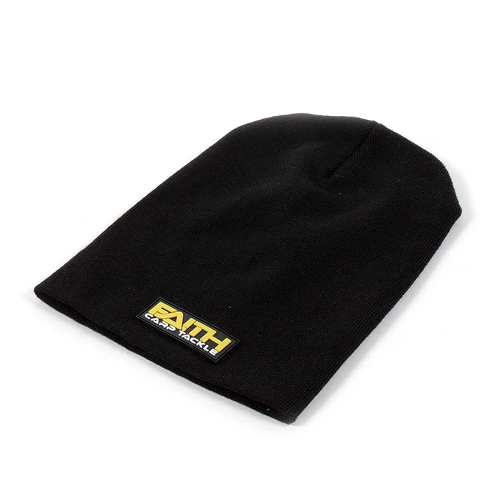 Faith Black Knit Beanie | Muts