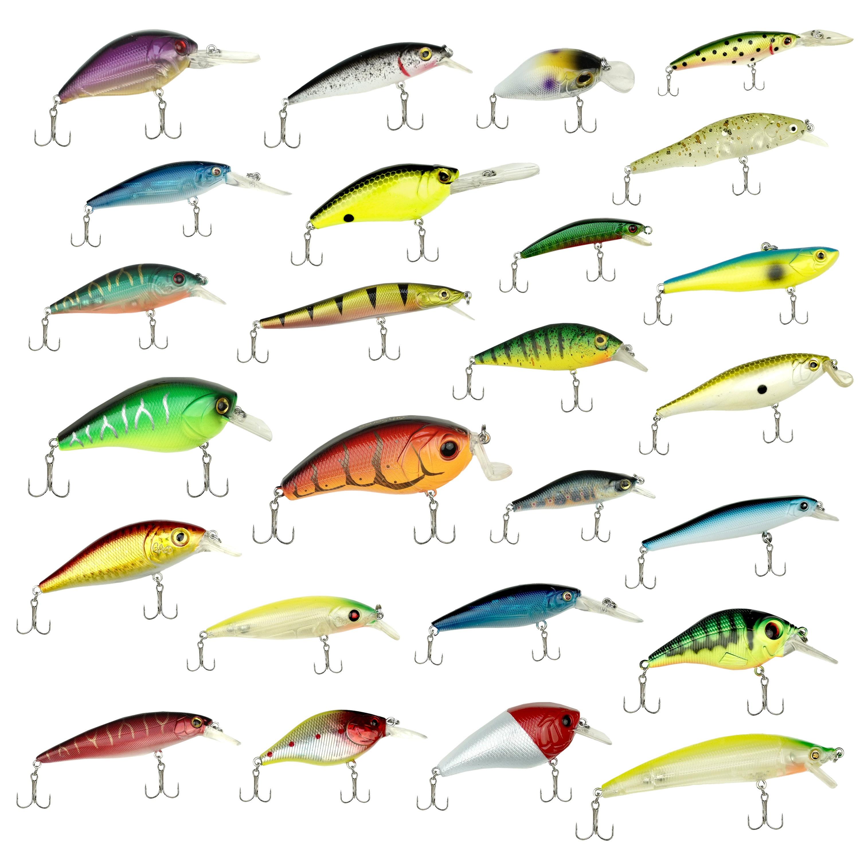 Fish-Xpro Kunstaasset Pluggenset 25 stuks