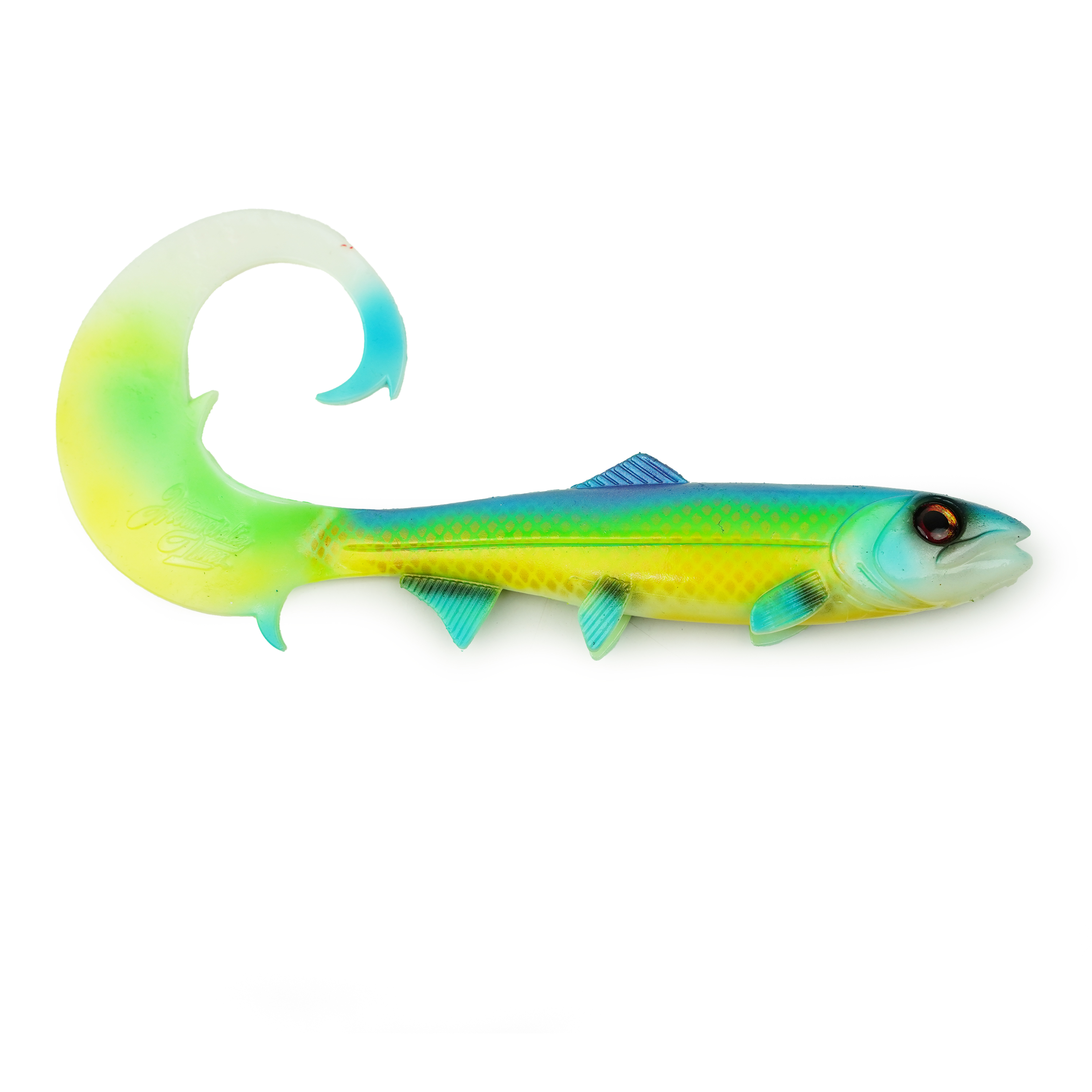 Hostagevalley Curlytail - Green Attack UV II - 24cm