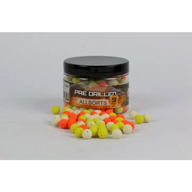 Evezet predrilled boilie - assortiment - 80g - 9mm