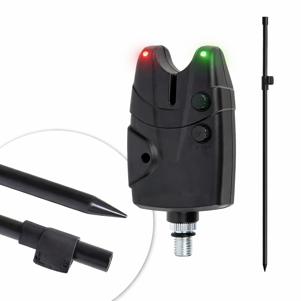  Eurocatch Beetmelder Bankstick set 1 Rod enkel - Karpervissen - Beetverklikker - Hengelsteun