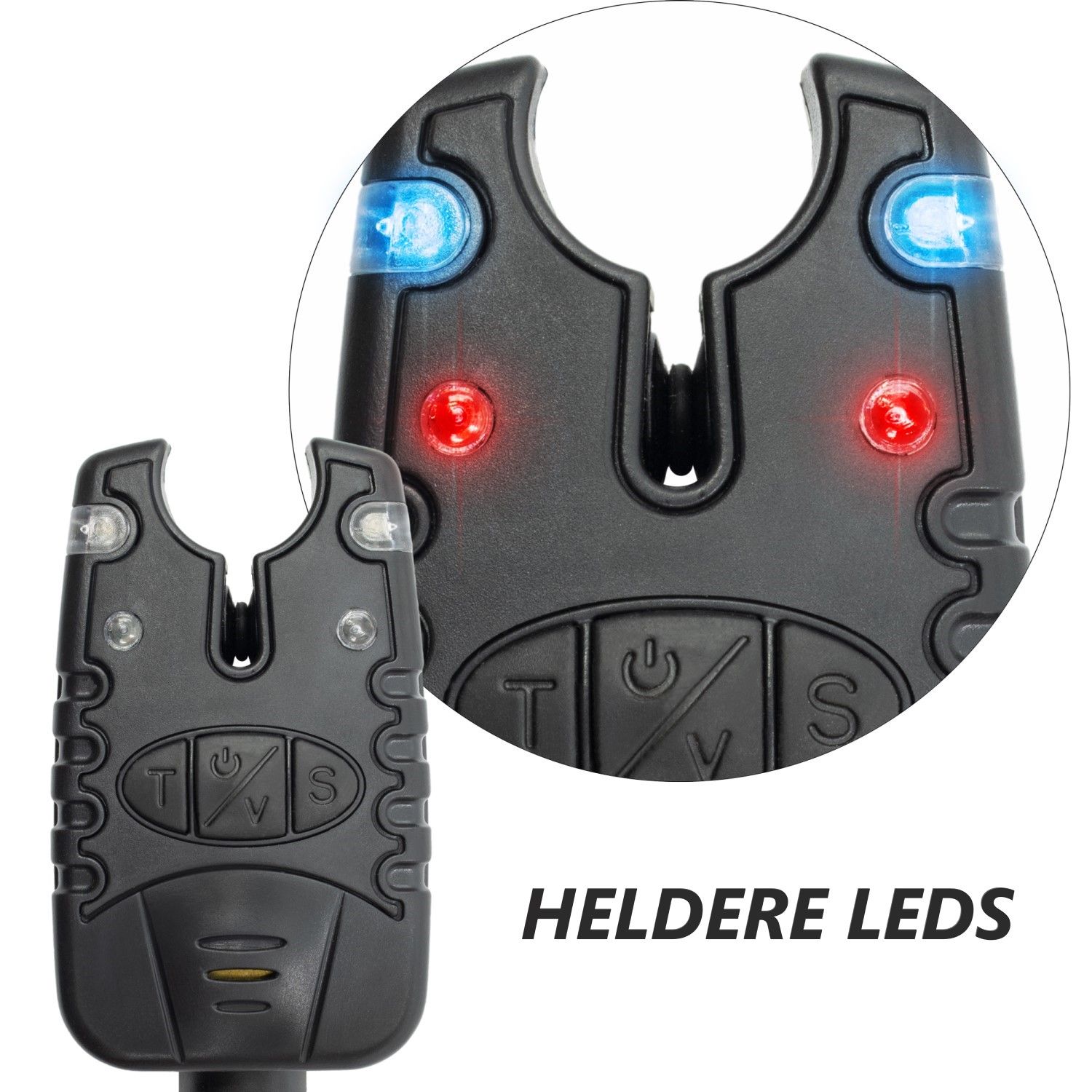 Eurocatch Accelerator 3 delige Beetmelder set - Beetverklikker - Blauwe leds