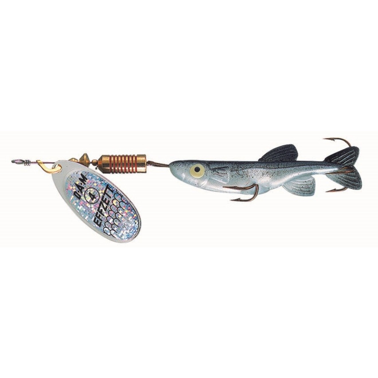 Dam Minnow Spinner 2 - 5G - Sinking - Silver/Black
