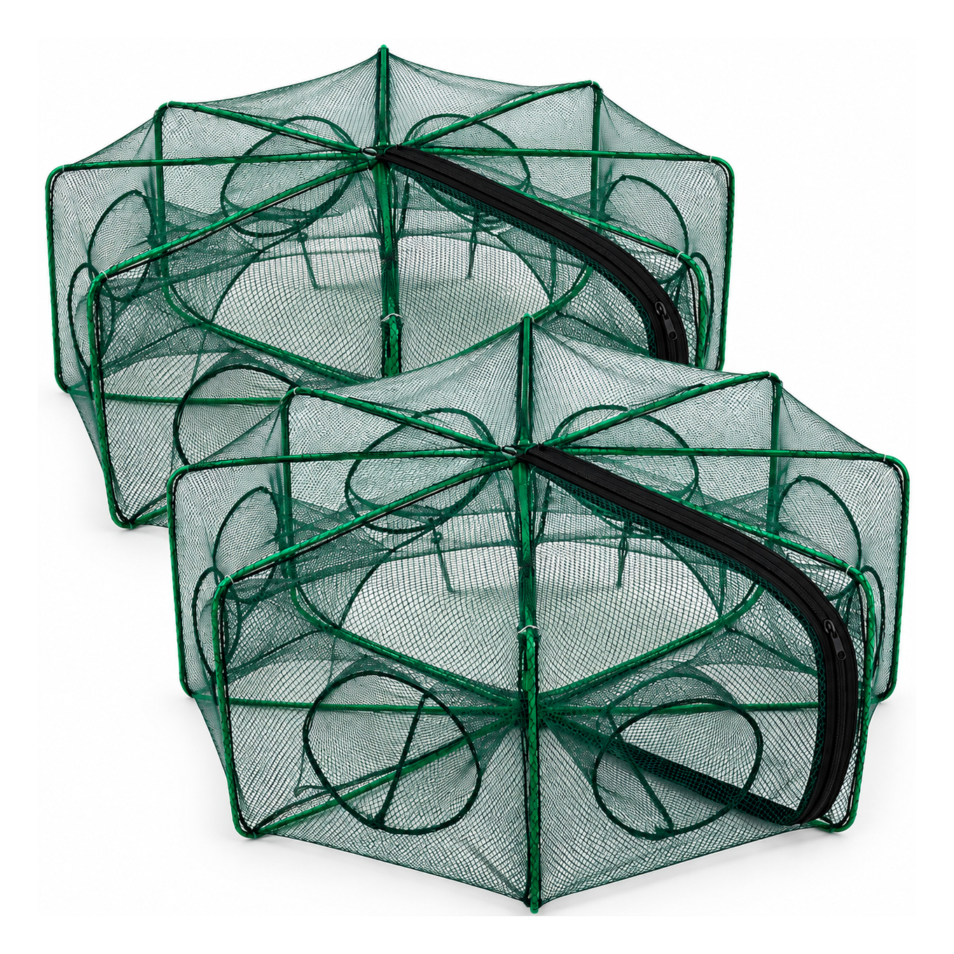 Eurocatch Rivierkreeft - krabben Fuik 70x25cm - Opvouwbaar - 2stuks
