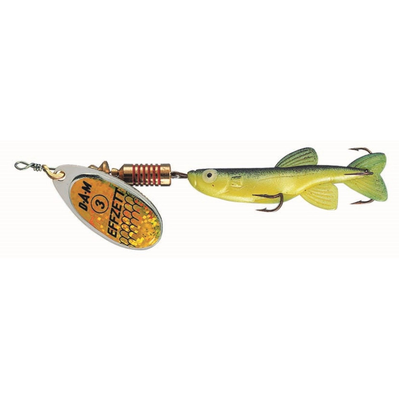 Dam Minnow Spinner 1 - 3G - Sinking - Yellow/Black