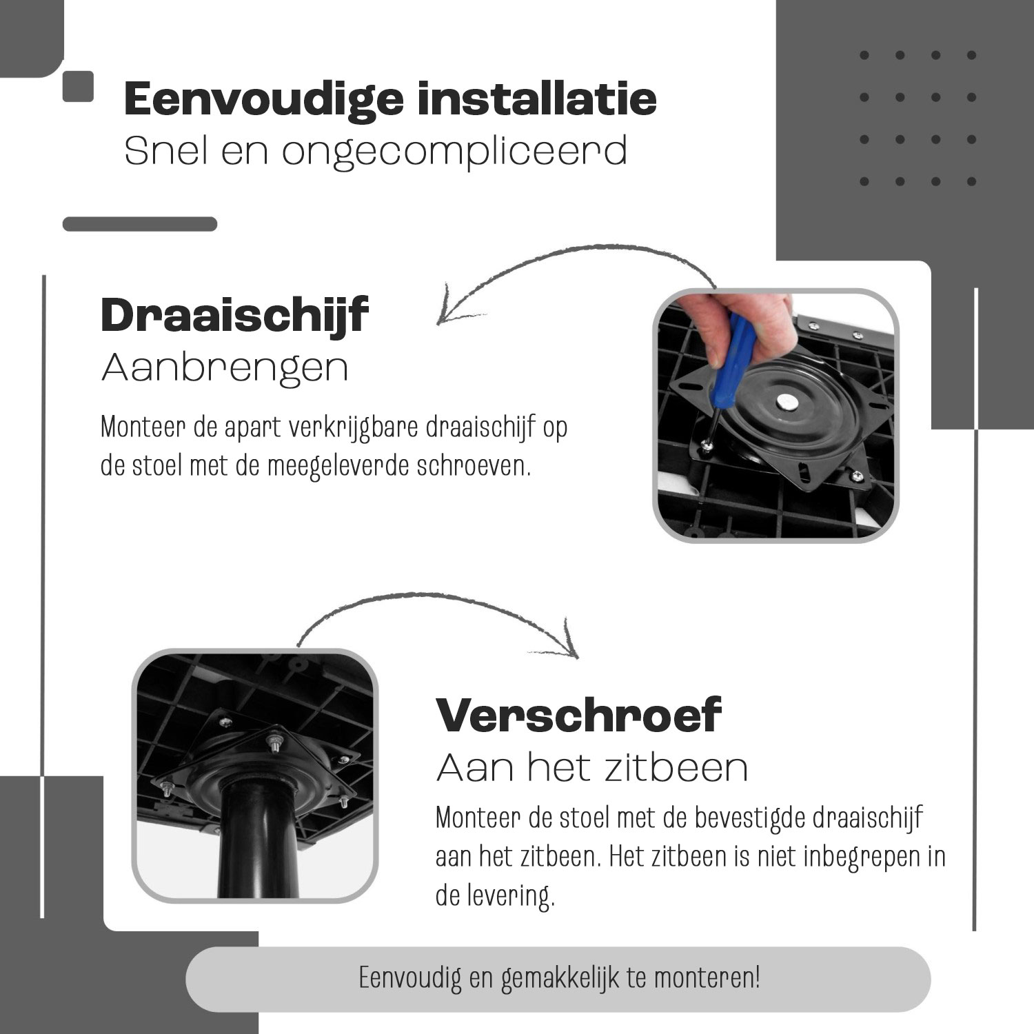 Waterside - Luxus Low Back - Bootstoel - Jack - Dark Series