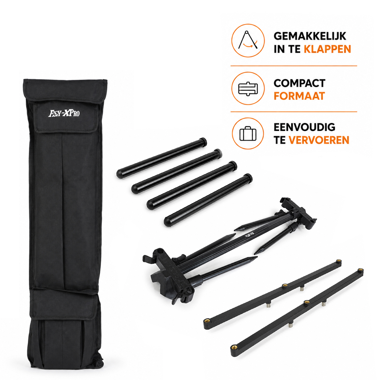 Fish-Xpro Luxe Rodpod-Set Complete - 3-Rod
