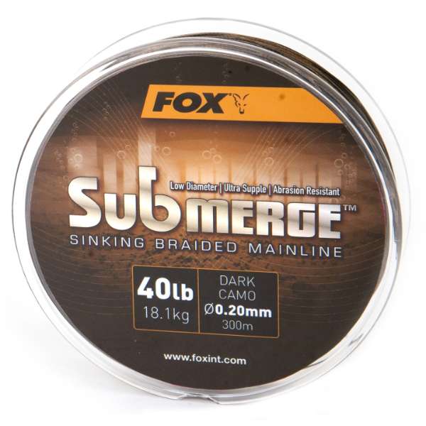 Fox Submerge Braided Mainline | Gevlochten Lijn | 0.16mm | 300m