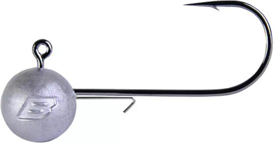 BKK Round Elite Jigheads + Baitkeeper - Grijs - 7g - 3/0# - 3pcs