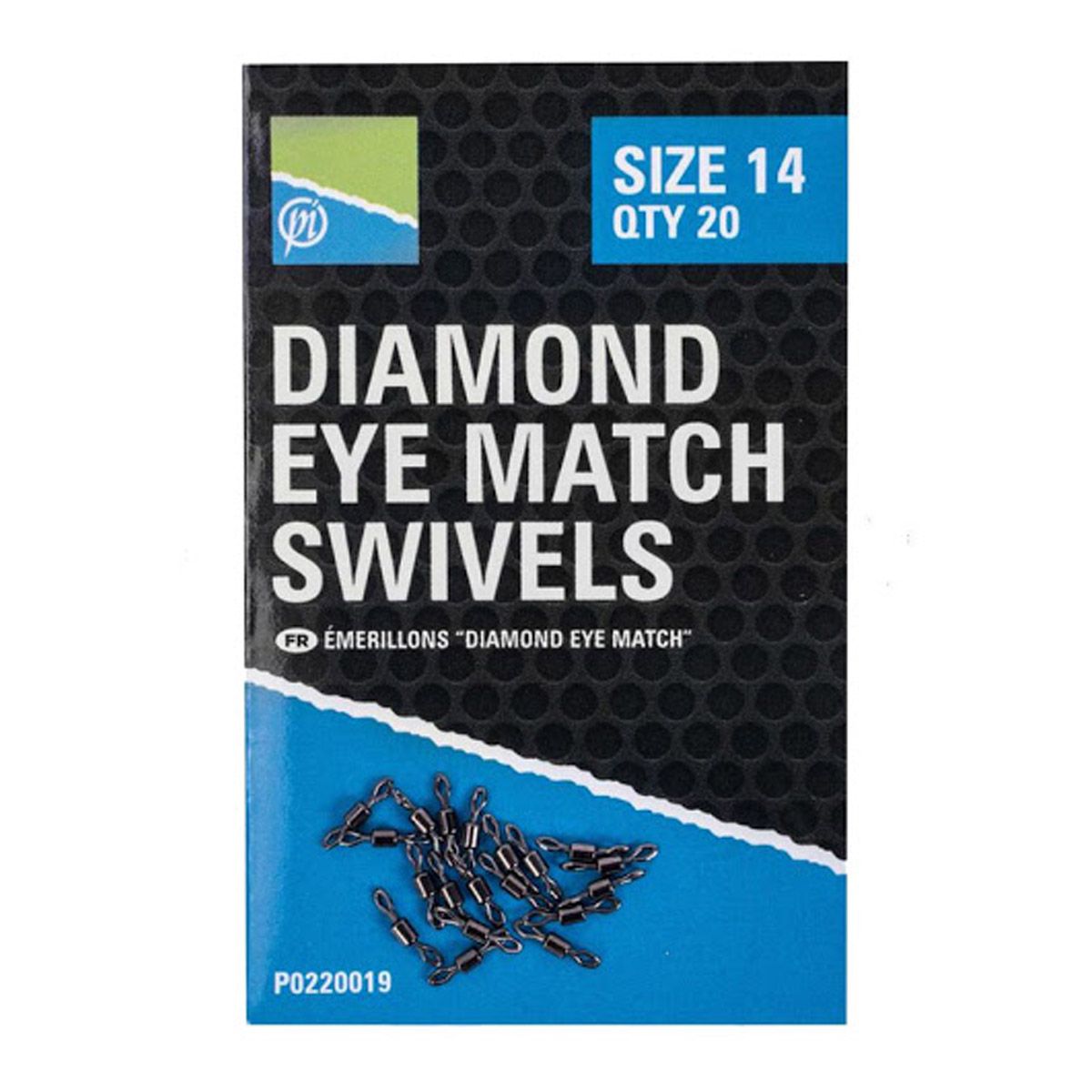 Preston Diamond Eye Match Swivels - 10